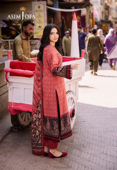 Asim Jofa Prints Unstitched 3 Piece Digital Lawn