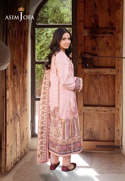 Asim Jofa prints Unstitched 3 Piece Digital Lawn