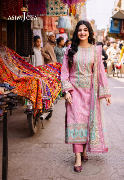 Asim Jofa prints Unstitched 3 Piece Digital Lawn
