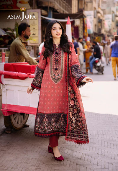 Asim Jofa Prints Unstitched 3 Piece Digital Lawn