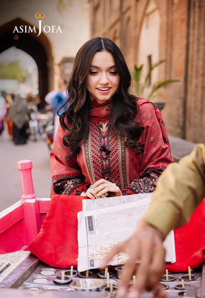 Asim Jofa Prints Unstitched 3 Piece Digital Lawn