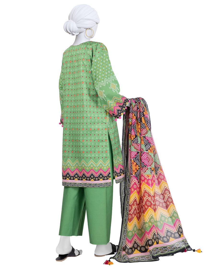 J. Unstitched 3-Piece Lawn