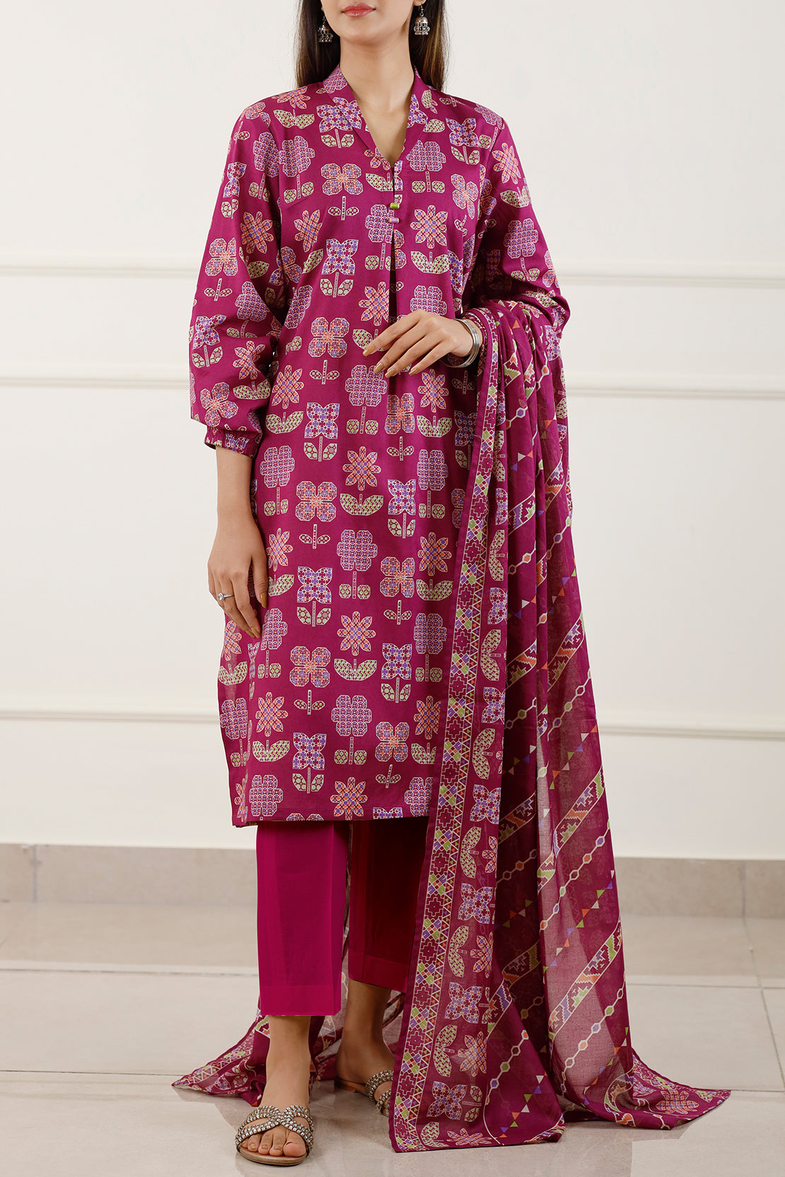 Saya Unstitched 3-Piece Lawn