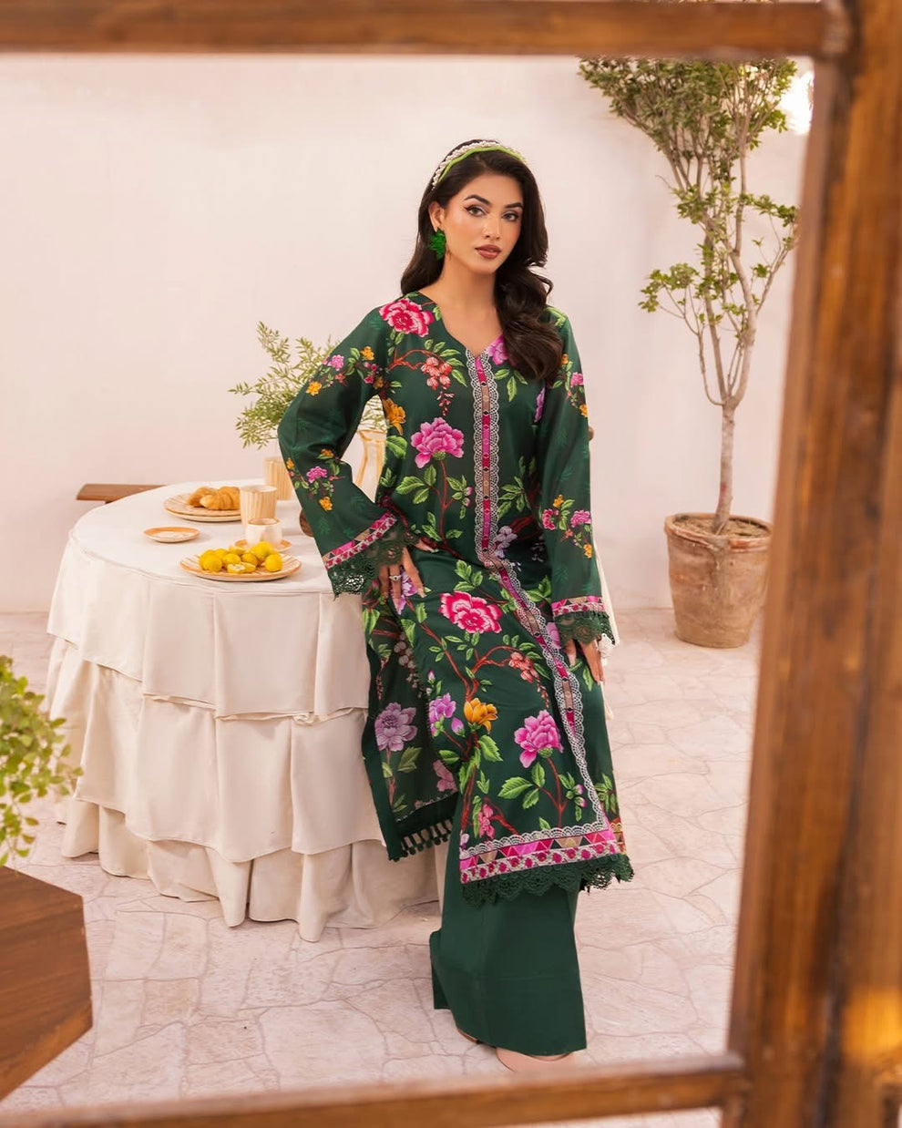 Naqsh unstitched 2 Piece printed Lawn