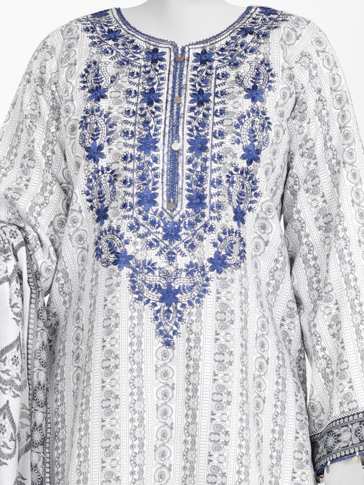 Panjnad Embroidered 3 Piece Unstitched