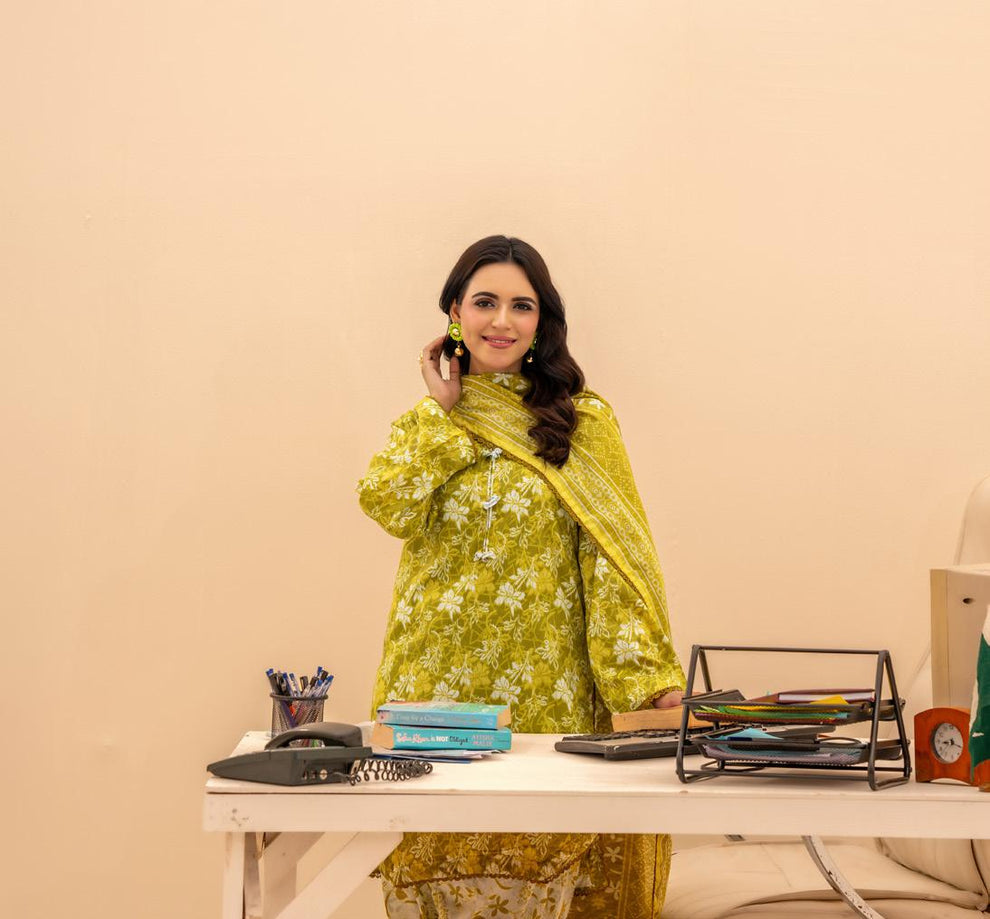 Zesh unstitched 3 Piece Lawn