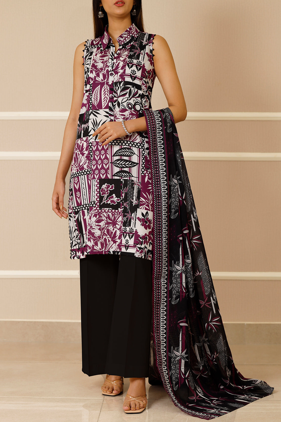Saya Unstitched 3-Piece Lawn