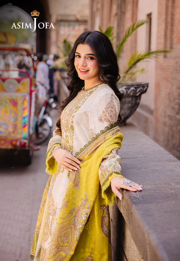 Asim Jofa Prints Unstitched 3 Piece Digital Lawn