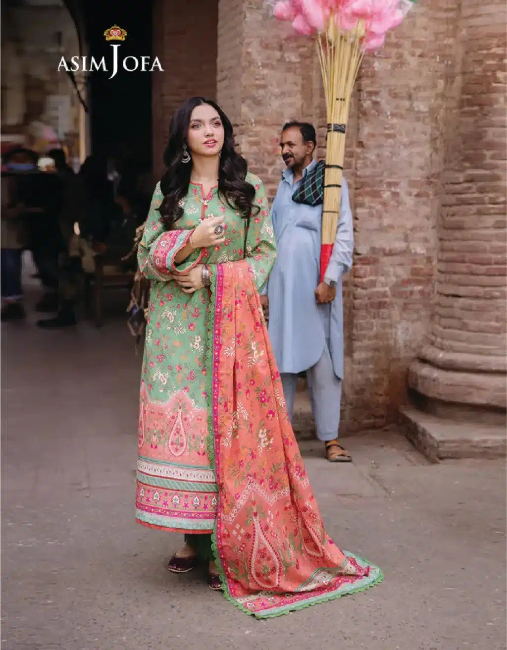 Asim Jofa Prints Unstitched 3 Piece Digital Lawn