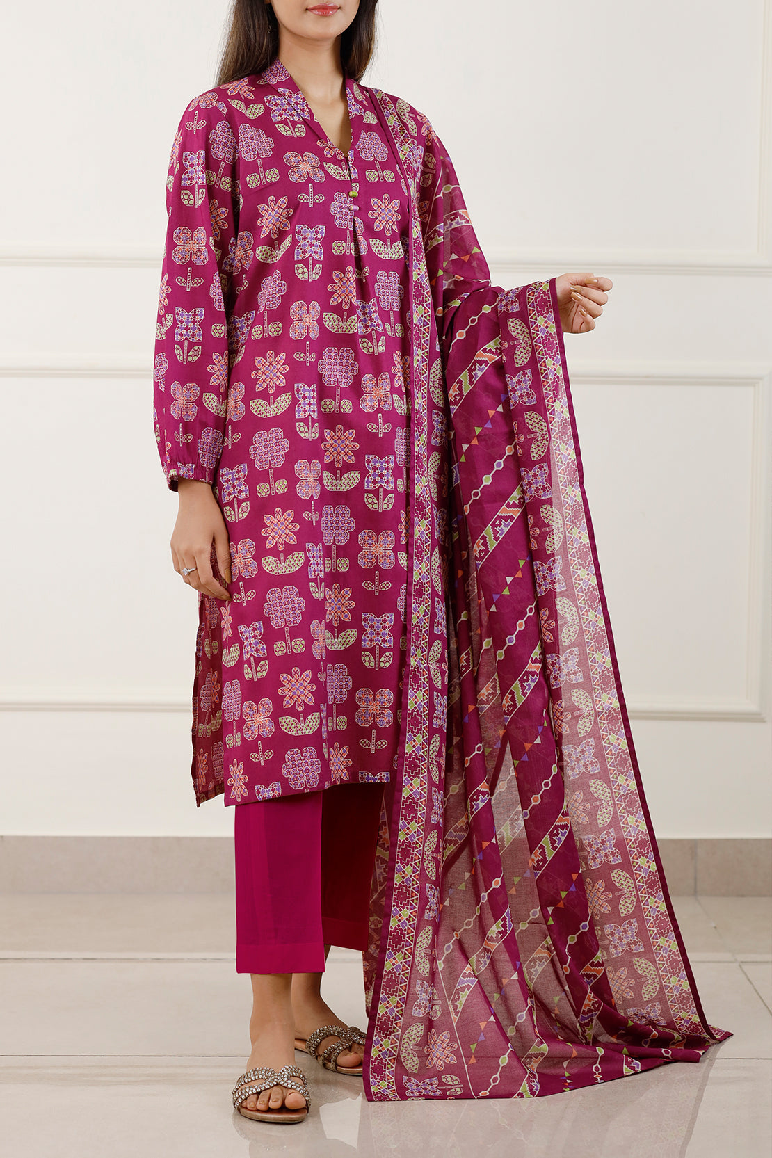 Saya Unstitched 3-Piece Lawn