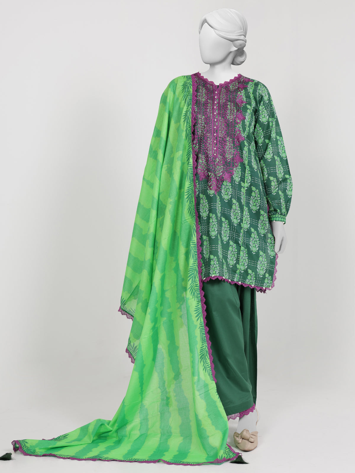 Panjnad Embroidered 3 Piece Unstitched
