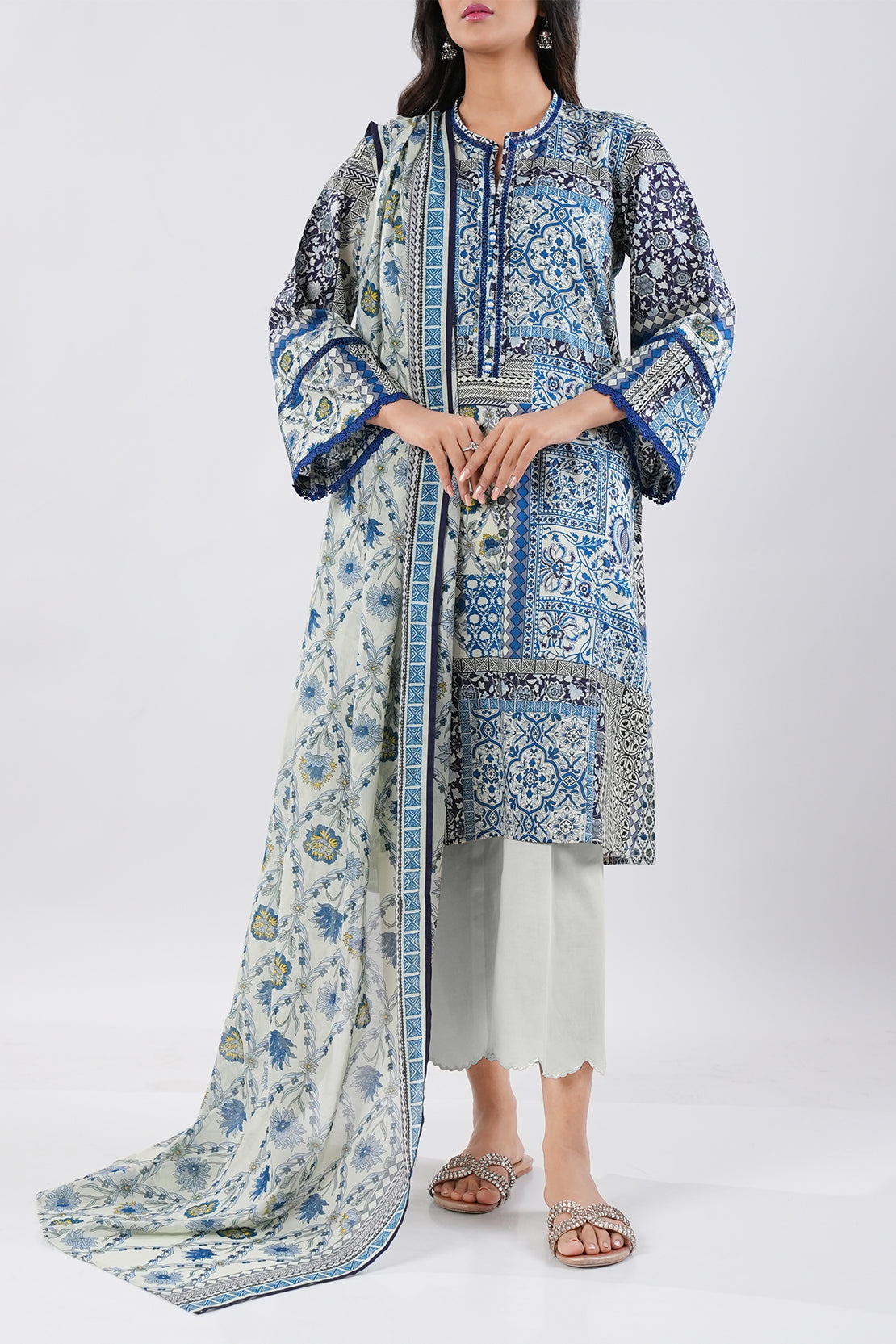 Saya Unstitched 3-Piece Lawn