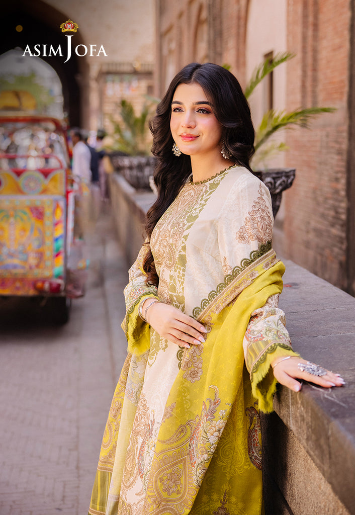 Asim Jofa Prints Unstitched 3 Piece Digital Lawn