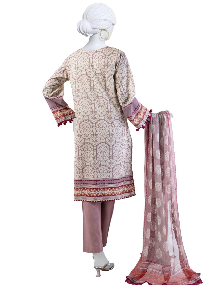 j. Unstitched 3-Piece Lawn