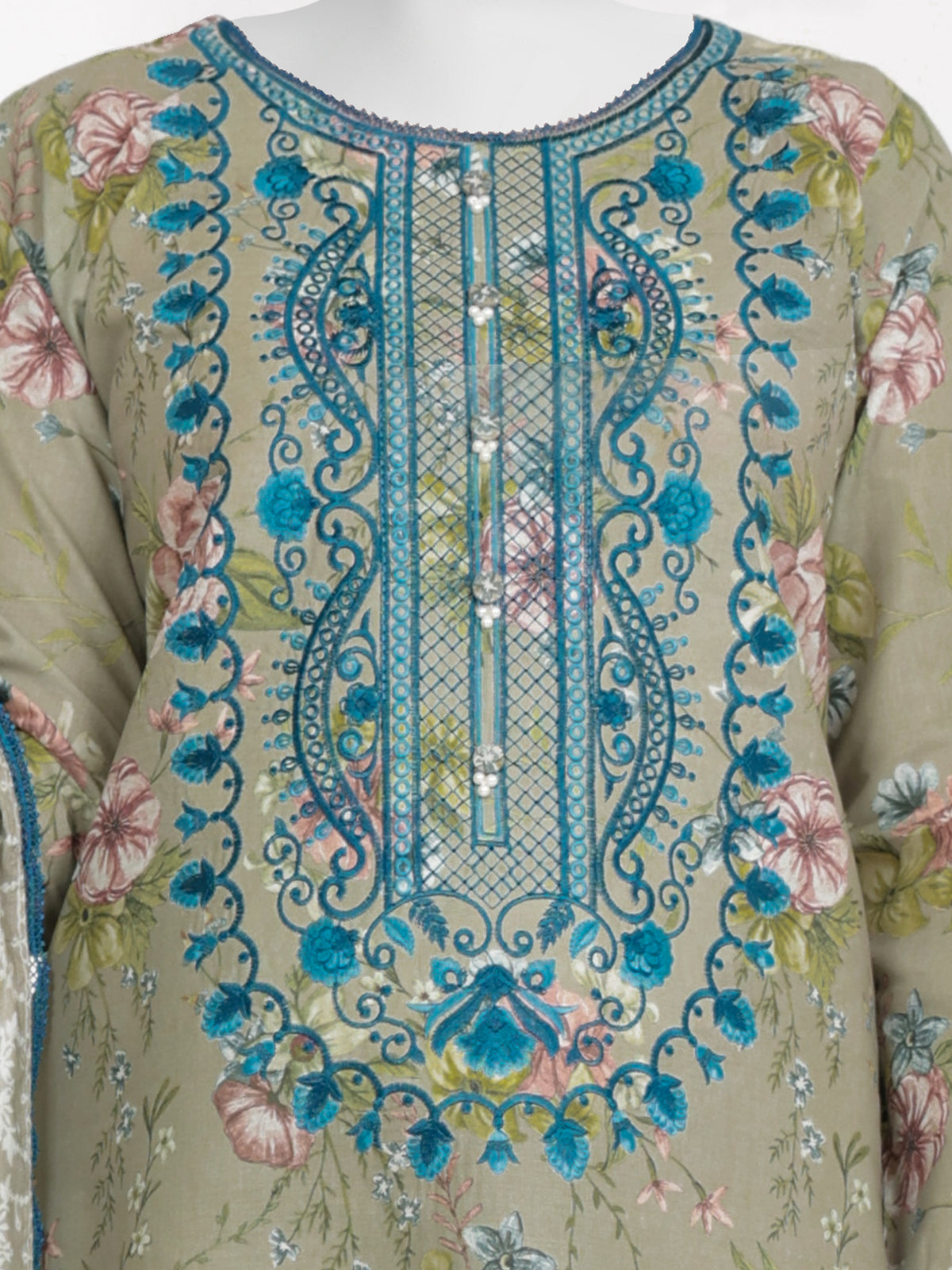 Panjnad Embroidered 3 Piece Unstitched