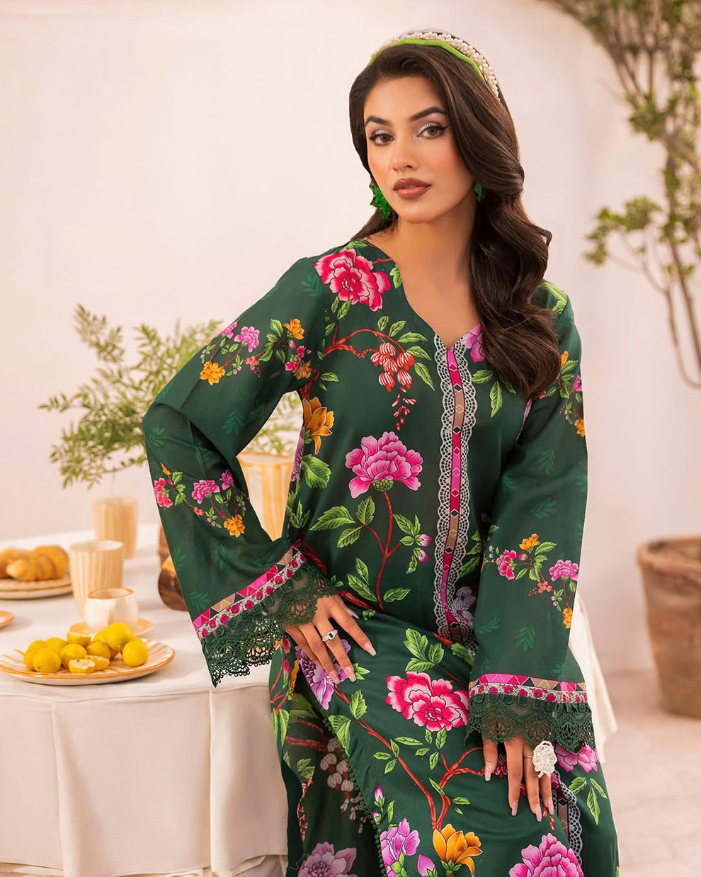 Naqsh unstitched 2 Piece printed Lawn