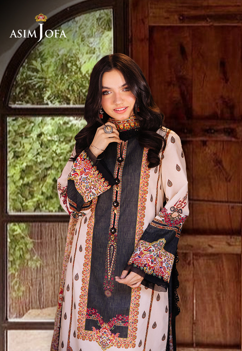 Asim Jofa prints Unstitched 3 Piece Digital Lawn