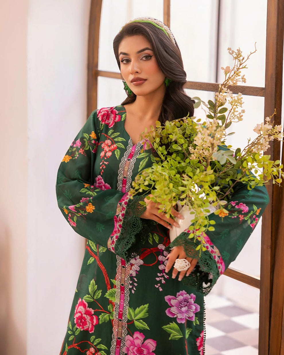 Naqsh unstitched 2 Piece printed Lawn