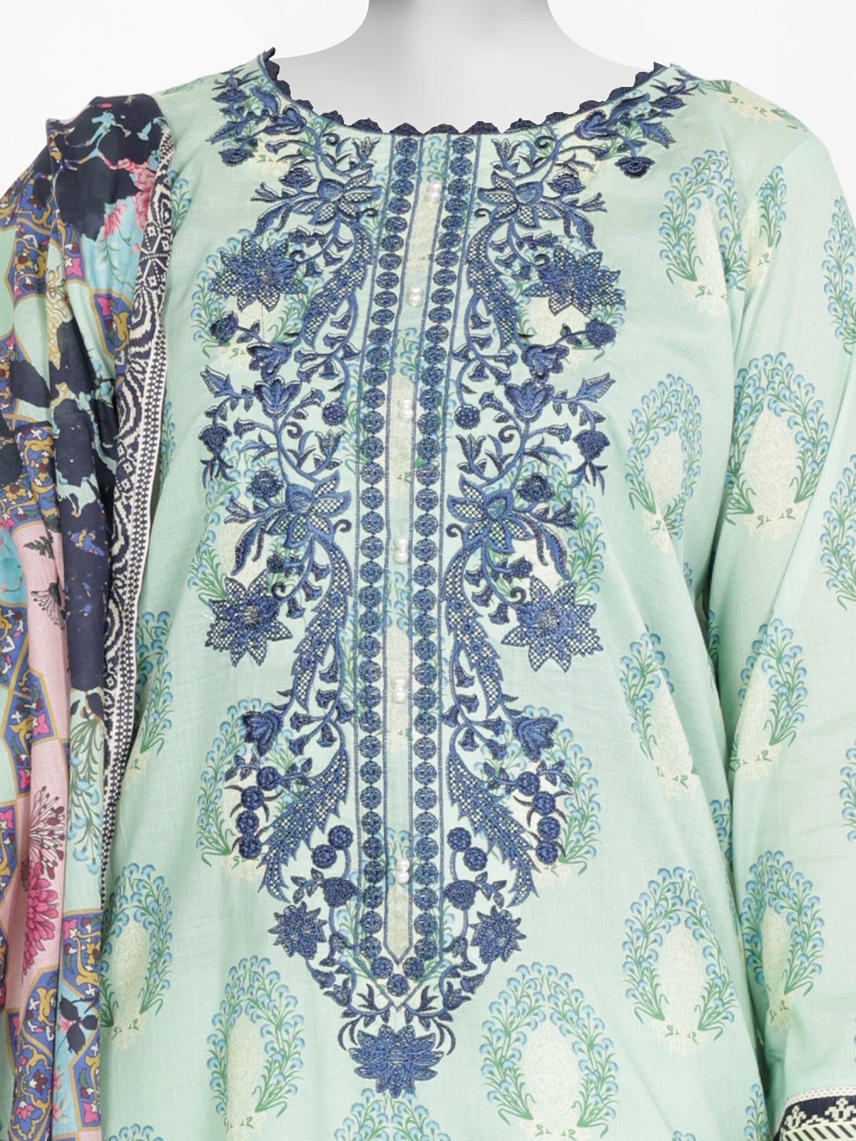 Panjnad Embroidered 3 Piece Unstitched