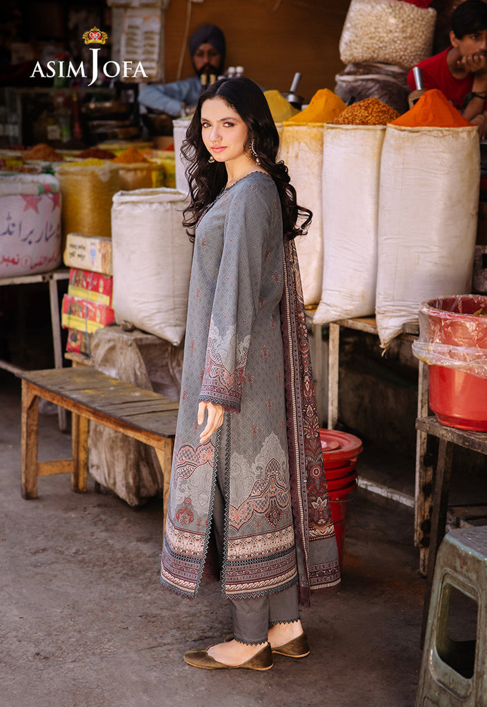 Asim Jofa Prints Unstitched 3 Piece Digital Lawn