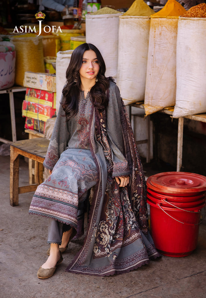 Asim Jofa Prints Unstitched 3 Piece Digital Lawn