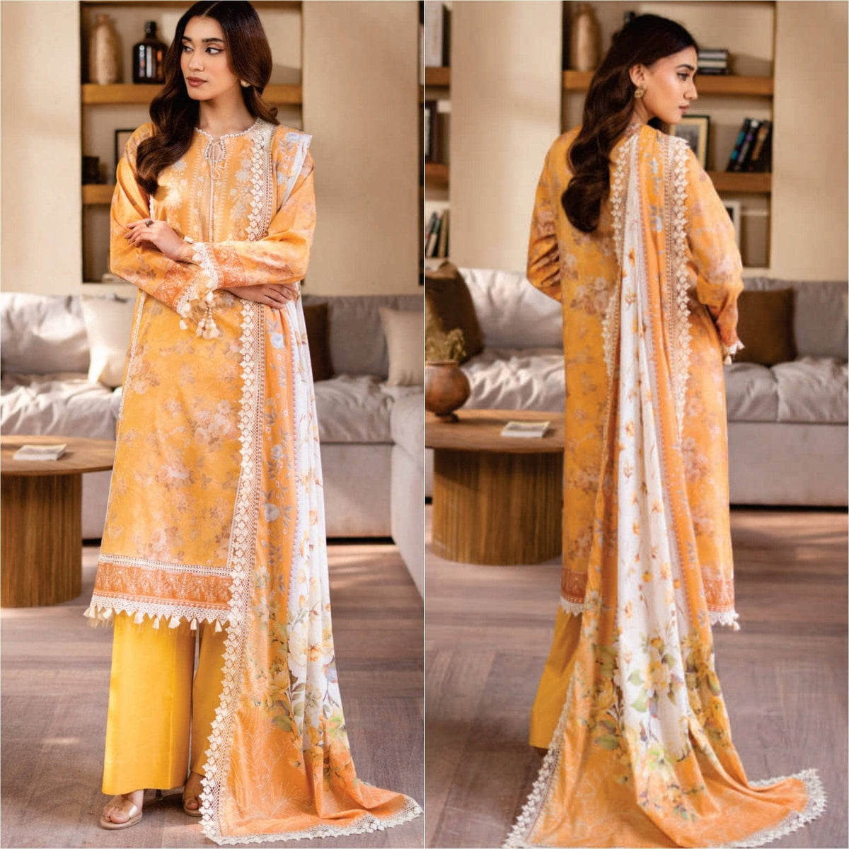 Coco unstitched 3-Piece Lawn