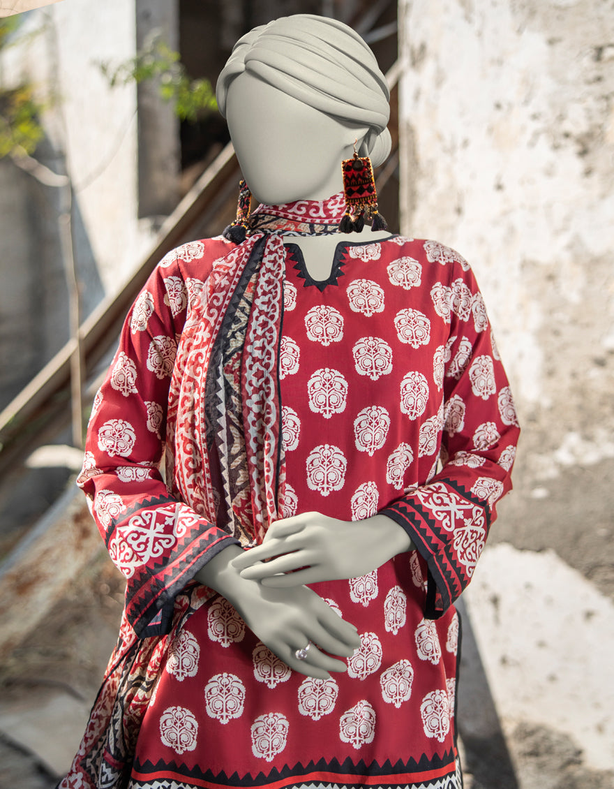 J. Unstitched 3-Piece Lawn