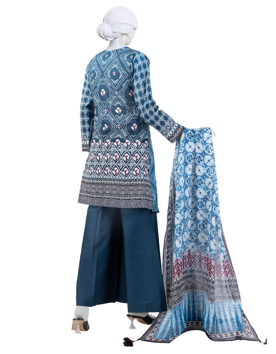 j. Unstitched 3-Piece Lawn