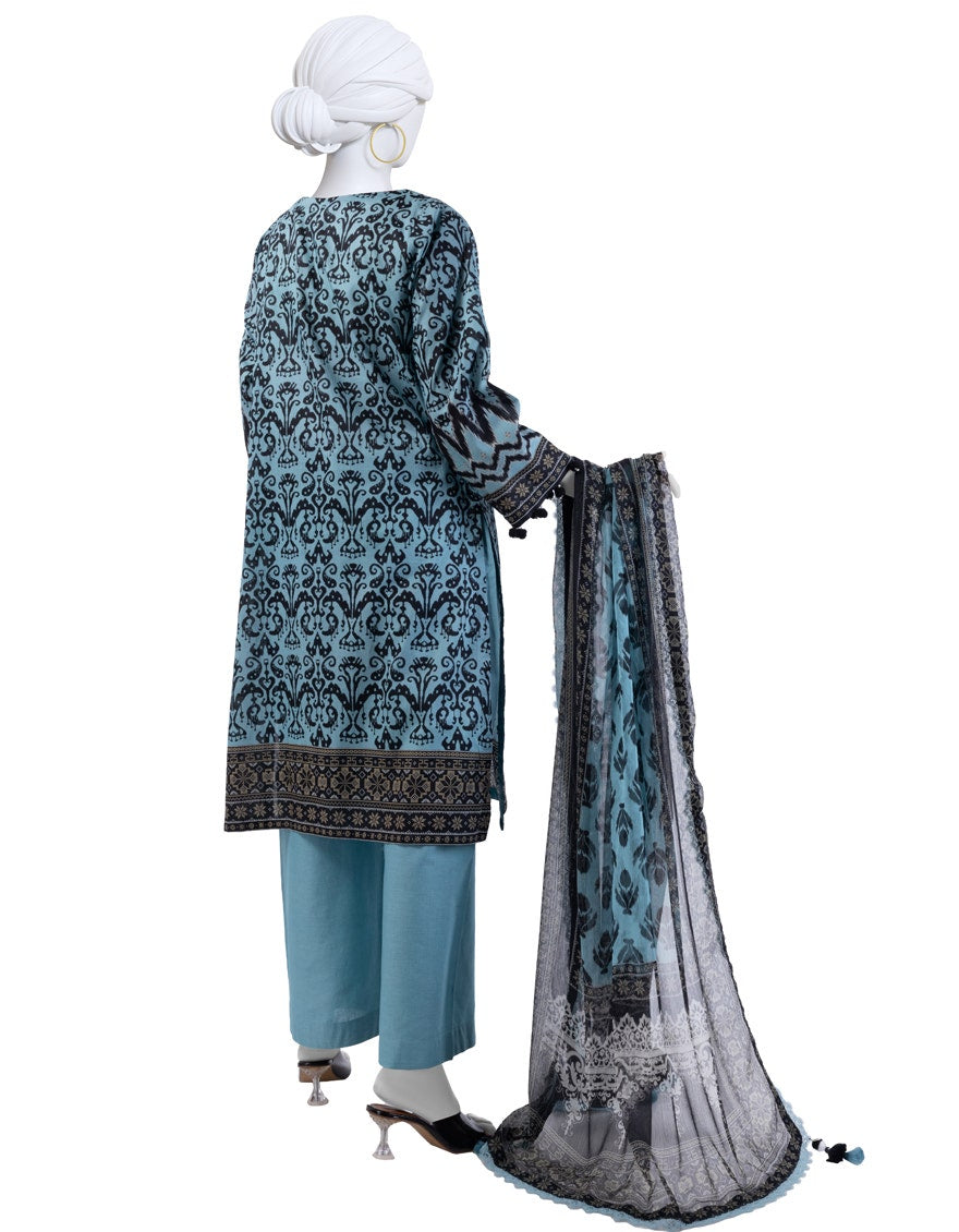 j. Unstitched 3-Piece Lawn