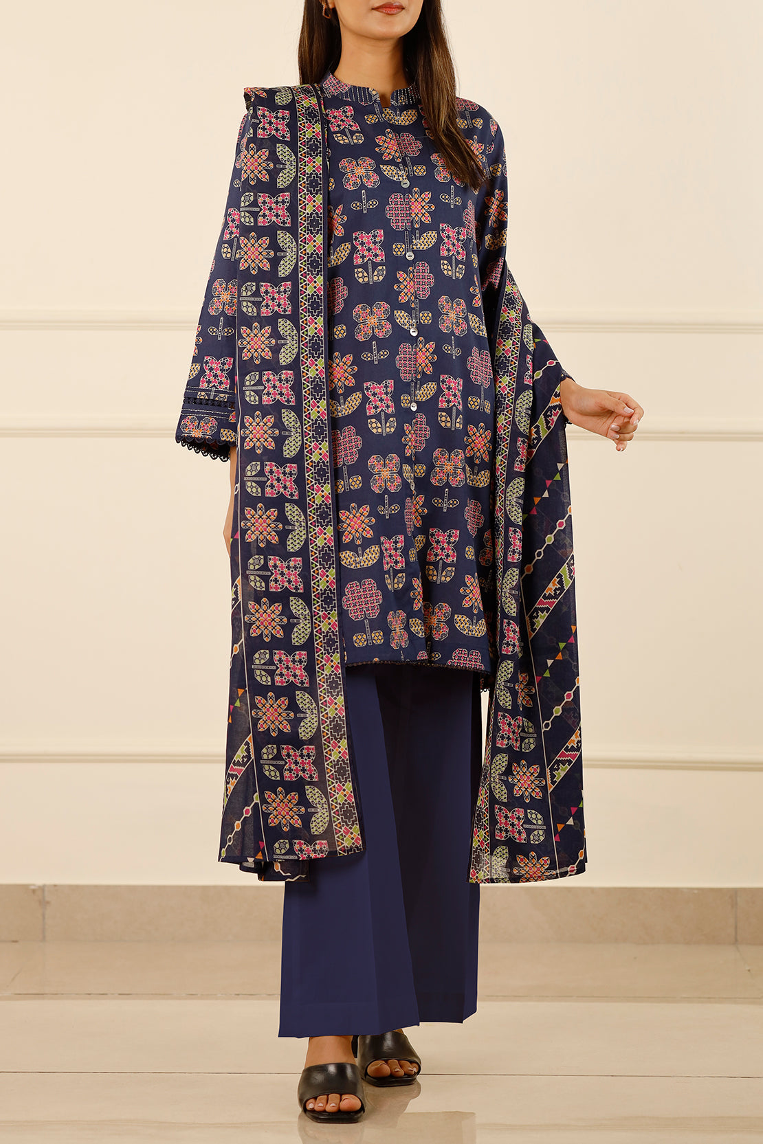 Saya Unstitched 3-Piece Lawn