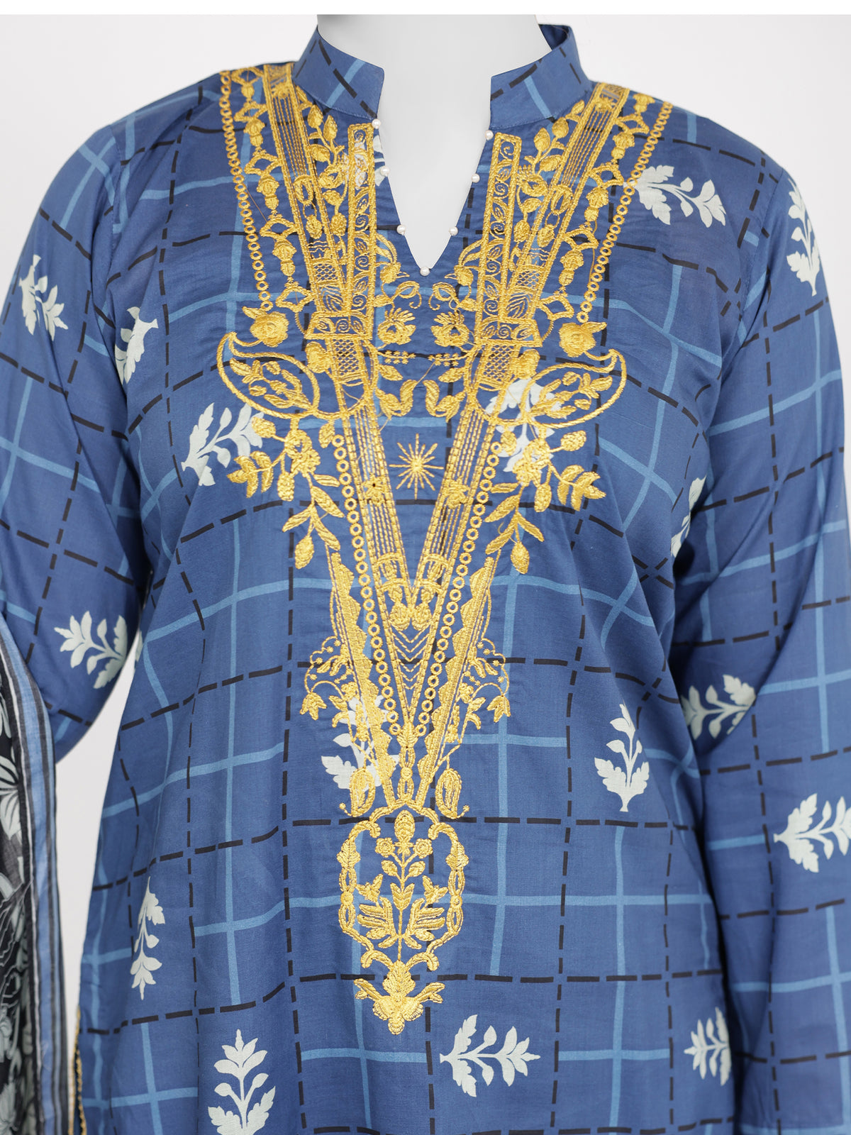 Panjnad Embroidered 3 Piece Unstitched