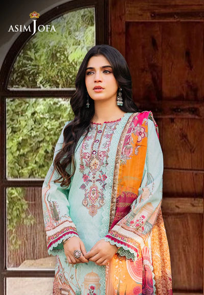 Asim Jofa prints Unstitched 3 Piece Digital Lawn