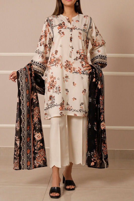 Saya Unstitched 3-Piece Lawn