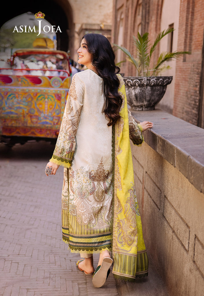 Asim Jofa Prints Unstitched 3 Piece Digital Lawn 