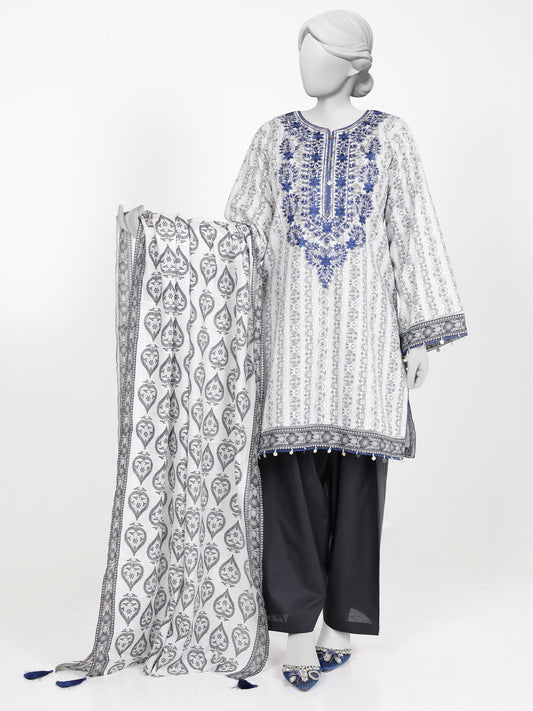 Panjnad Embroidered 3 Piece Unstitched