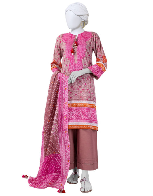 j. Unstitched 3-Piece Lawn