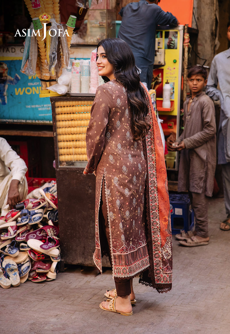 Asim Jofa Prints unstitched 3 Piece Digital Lawn