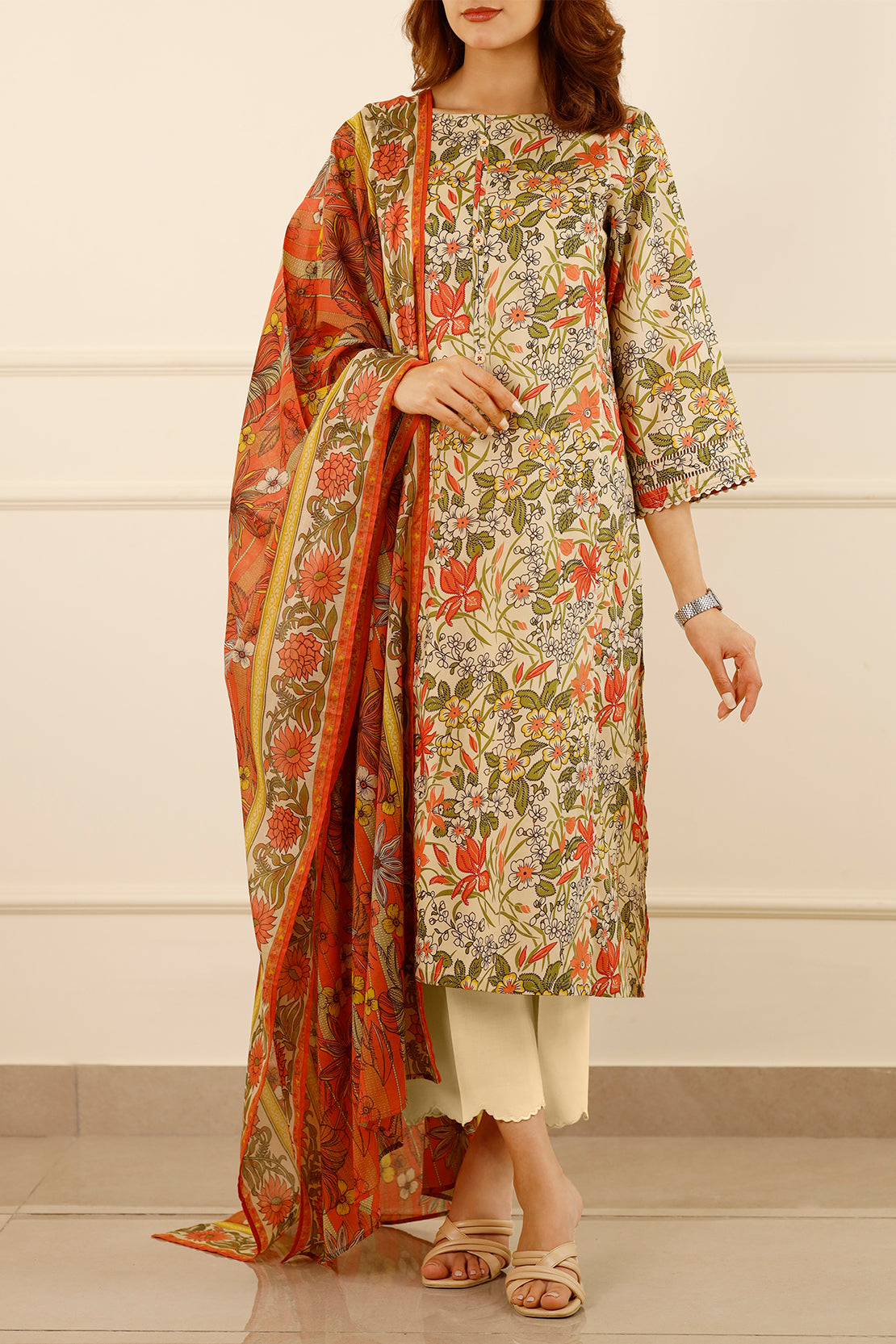 Saya Unstitched 3-Piece Lawn