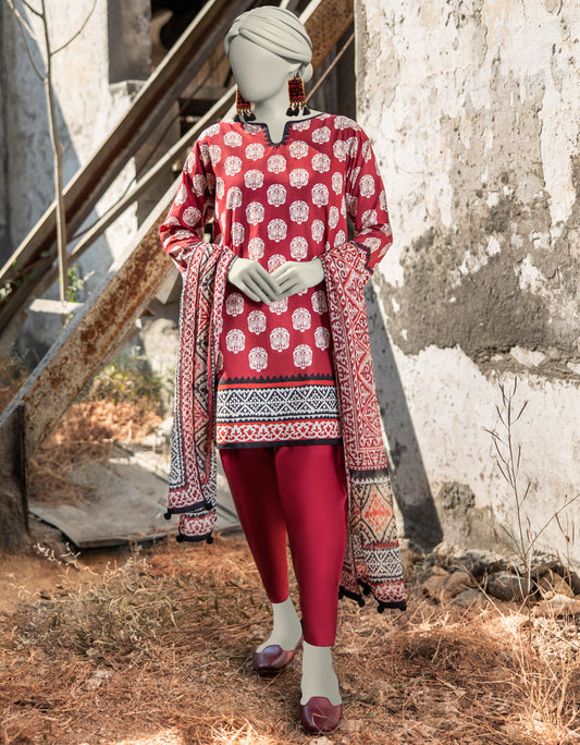 J. Unstitched 3-Piece Lawn