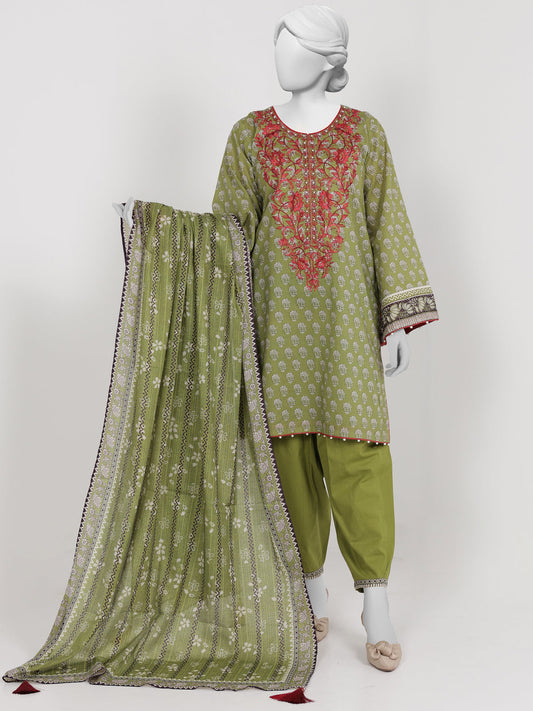 Panjnad Embroidered 3 Piece Unstitched