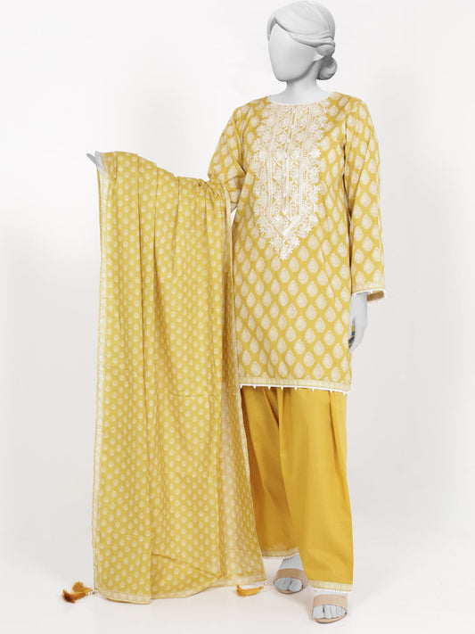 Panjnad Embroidered 3 Piece Unstitched