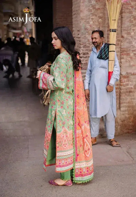 Asim Jofa Prints Unstitched 3 Piece Digital Lawn 