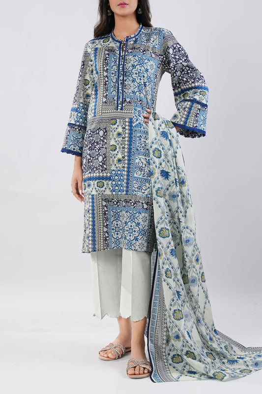 Saya Unstitched 3-Piece Lawn
