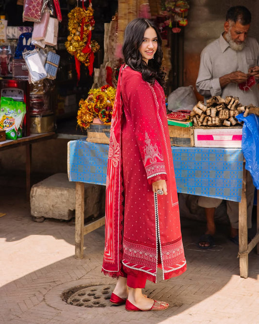 Asim Jofa Prints Unstitched 3 Piece Digital Lawn 